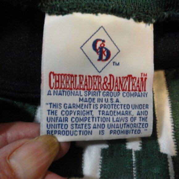 CHEER  HALLOWEEN CHEERLEADER UNIFORM COSTUME TOP -32 / 17 SKIRT -9 / 14 LD 6474 - Picture 5 of 16